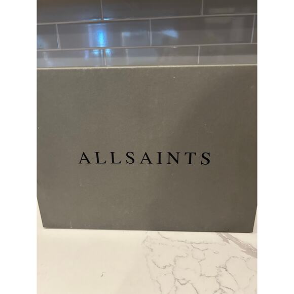 All Saints Wanda Genuine Shearling suede Combat Boot Women’s size 7 - Picture 7 of 9